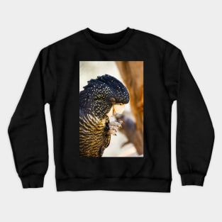 Red tailed black cockatoo. Crewneck Sweatshirt